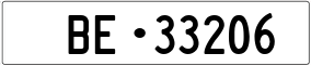 Truck License Plate